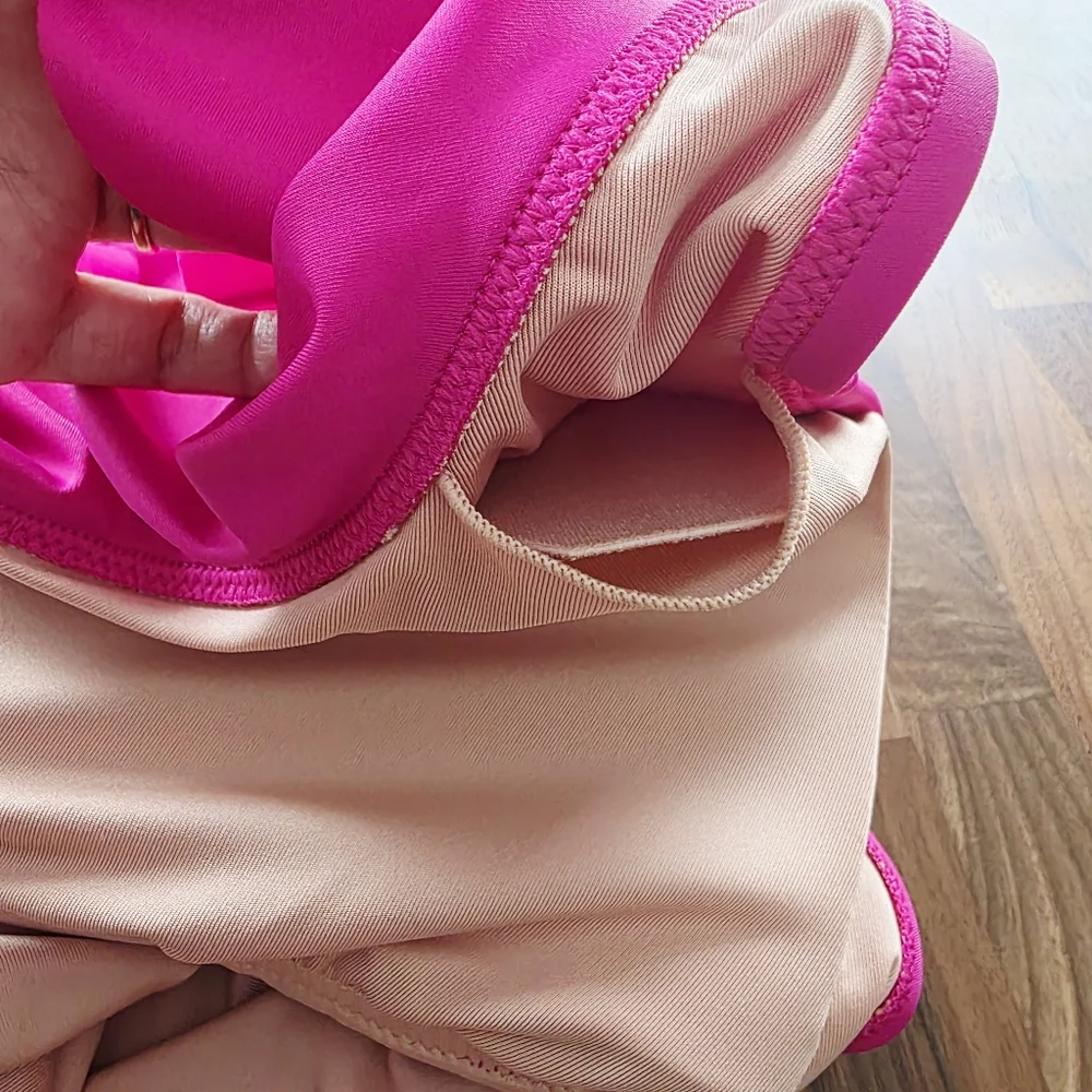 NWT J.Crew Ruched Ruffle One-Piece Swimsuit Radiant Fuchsia Size Plus 22